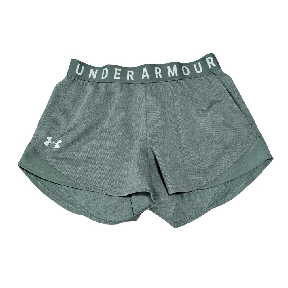 Under‎ Armour UA Women's Loose Fit Gym Running Shorts Green Size XS 24 x 2.5